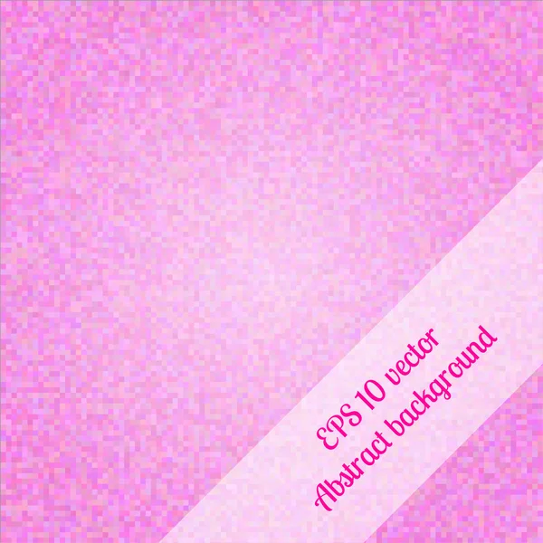 バラ色と紫のモザイクの抽象的なピクセルの背景 — ストックベクタ