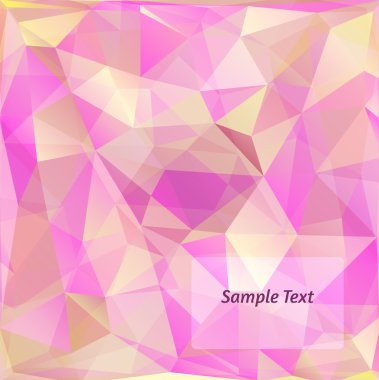 Çokgen tasarım stilize vektör arka plan.
