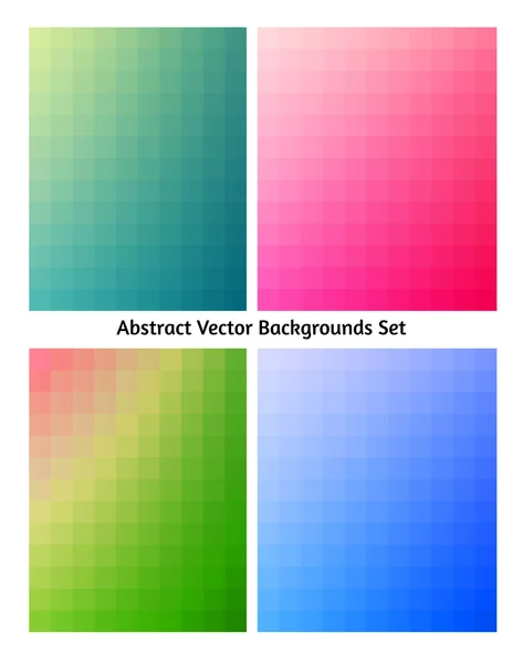 Absztrakt vektor háttér gyűjtemény. áramló színek. — Stock Vector