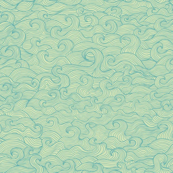 Özet doodle dalgalı vektör seamless modeli