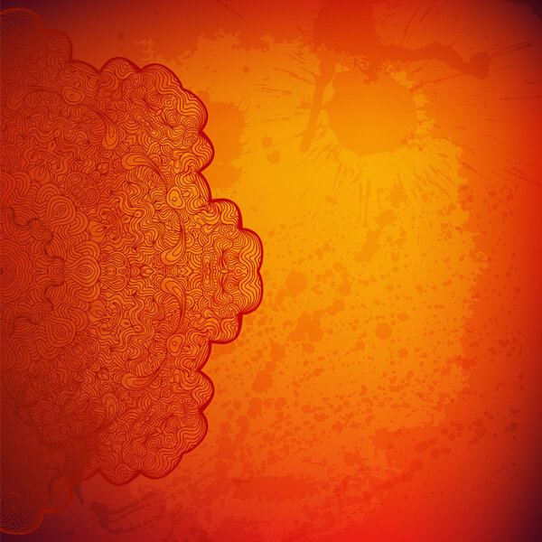 Яркий красочный красный и желтый векторный фон
.