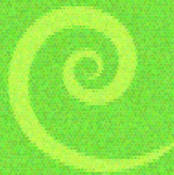 Abstrakter Vektorhintergrund. Polygin-Einlage. Spirale. — Stockvektor