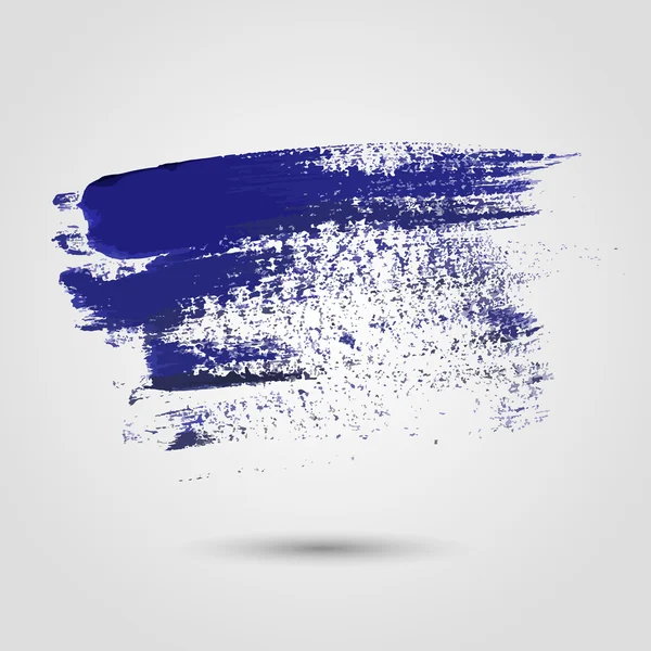 Coups de peinture bleu — Image vectorielle