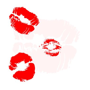 öpücük diziniz ile vektör arka plan