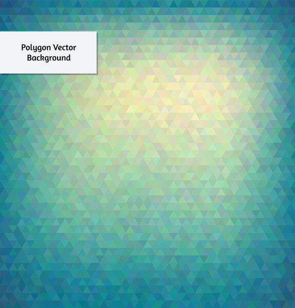 Абстрактный векторный многоугольник
