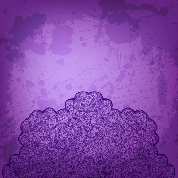 Fondo de ornamento redondo vector abstracto para su diseño — Archivo Imágenes Vectoriales