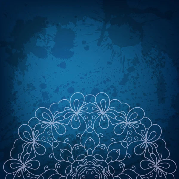 Fondo de ornamento redondo vector abstracto para su diseño — Archivo Imágenes Vectoriales