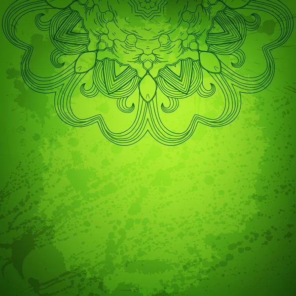 Fondo de ornamento redondo vector abstracto para su diseño — Vector de stock