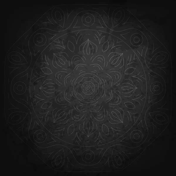 Fondo de ornamento redondo vector abstracto para su diseño — Archivo Imágenes Vectoriales