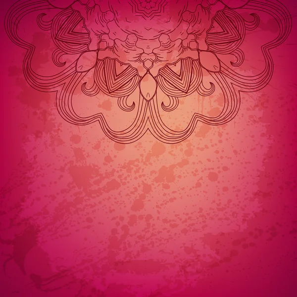 Fondo de ornamento redondo vector abstracto para su diseño — Archivo Imágenes Vectoriales