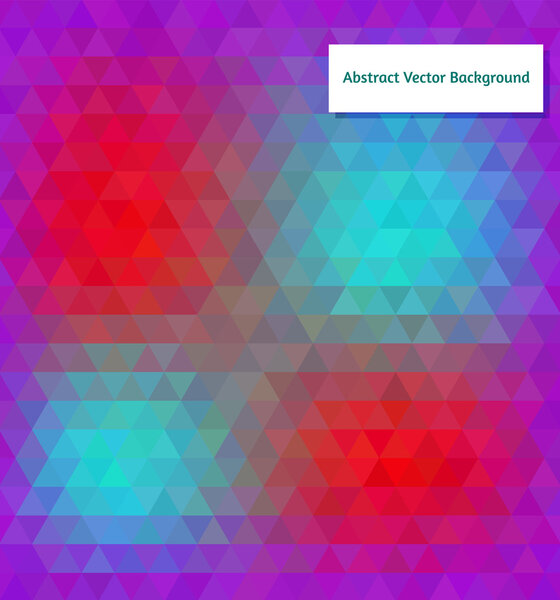 Abstract vector polygonal background for Your design