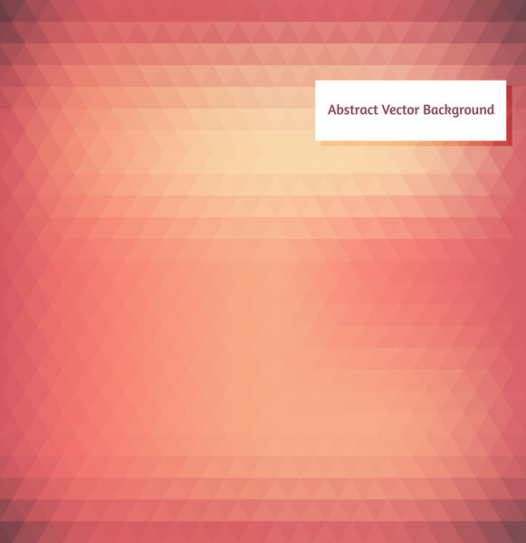 Abstract vector polygonal background for Your design