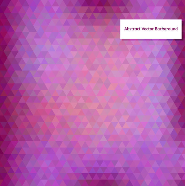 Abstract vector polygonal background for Your design