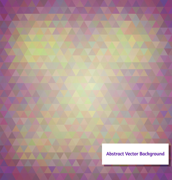 Abstract vector polygonal background for Your design