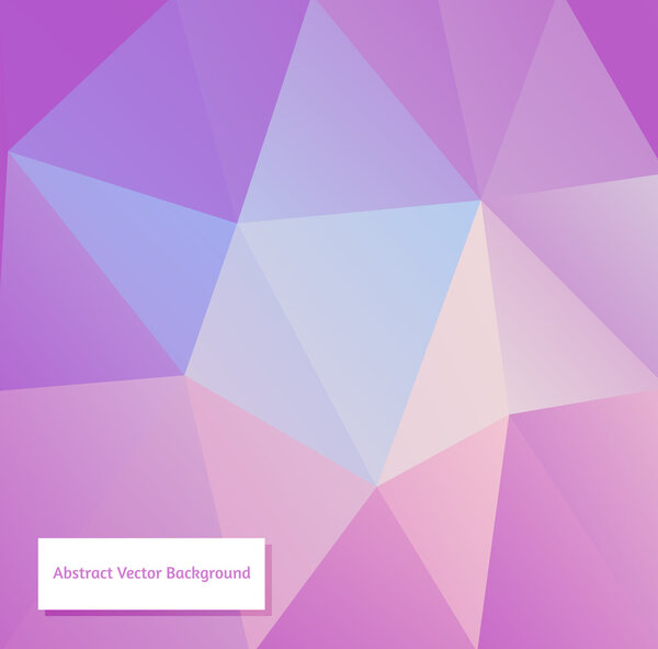 Abstract vector polygonal background for Your design.