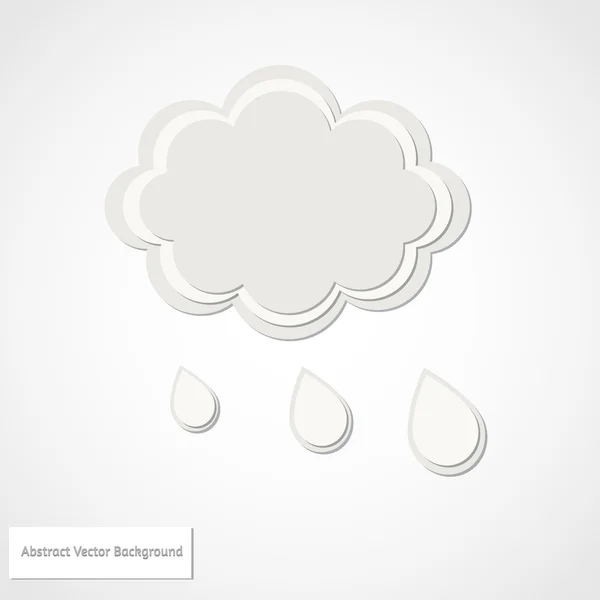 Fondo abstracto del vector. Nube vectorial estilizada — Archivo Imágenes Vectoriales