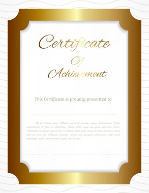 vektör sertifika arka plan