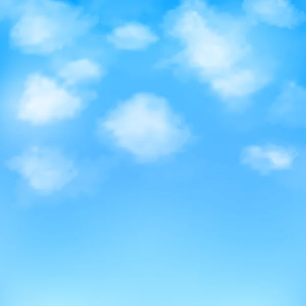 Fond des nuages vectoriels — Image vectorielle