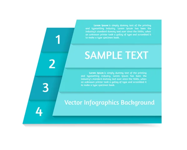 Résumé vectoriel infographie arrière-plan — Image vectorielle