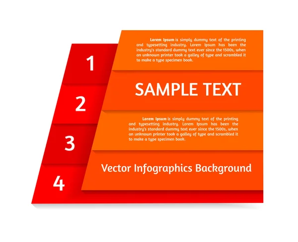 Résumé vectoriel infographie arrière-plan — Image vectorielle