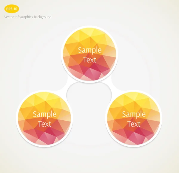 Infográficos vetoriais abstratos de fundo — Vetor de Stock