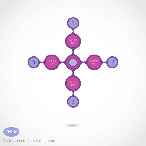 Αφηρημένη διάνυσμα φόντο infographics — Διανυσματικό Αρχείο