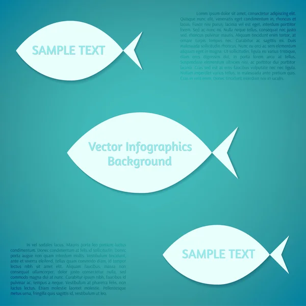 Sfondo astratto infografica vettoriale — Vettoriale Stock