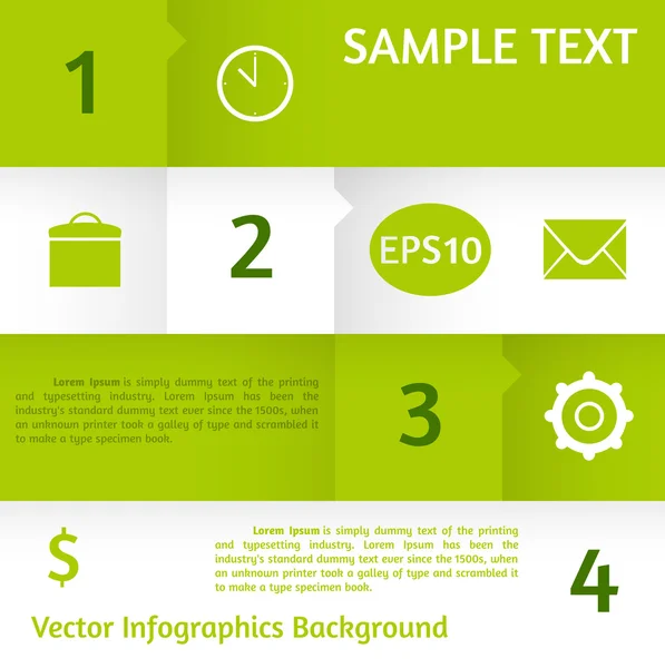 Abstrakt vektor infographics bakgrund — Stock vektor