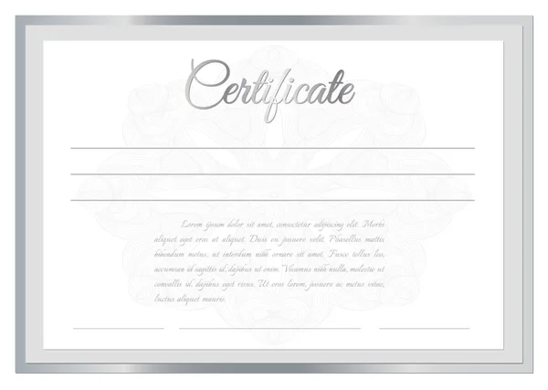 Vector certificate background Stock Illustration