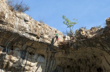 kaya dağcılar, yatay