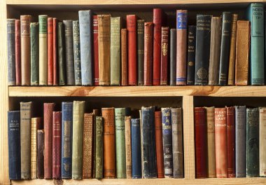 İkinci el kitapçı raflar