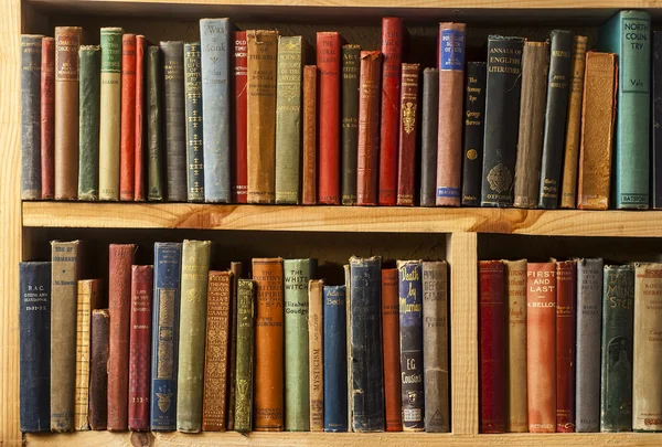 Estantes de librería de segunda mano — Foto de Stock