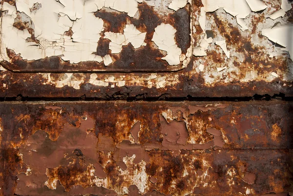 Old rusty railway wagon side — Stock Photo, Image