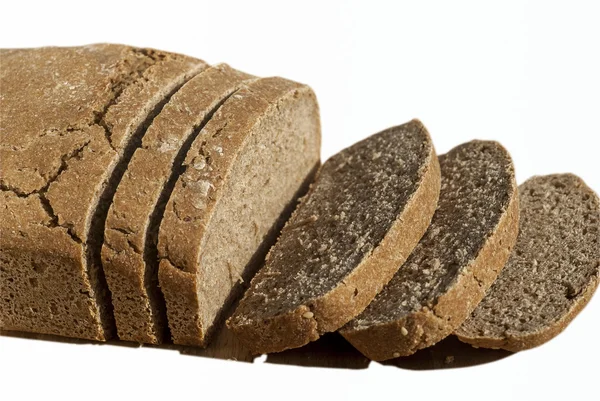 Organic yeast sliced bread — Stock Photo, Image