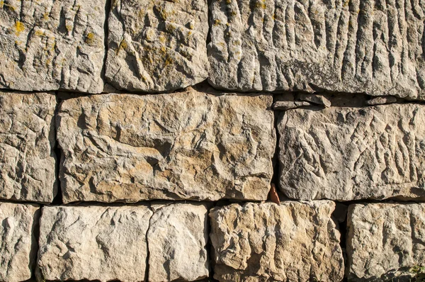 Parede de pedra closeup — Fotografia de Stock