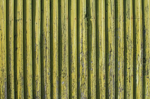 Parede de madeira de tinta desbotada — Fotografia de Stock