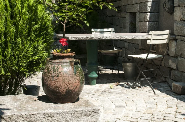 Esquina del jardín en casa — Foto de Stock