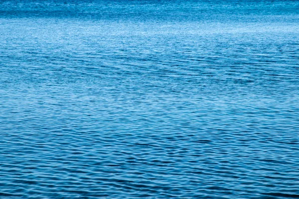 Clear Calm Blue Sea Waters Surface Closeup Water Background — Stok fotoğraf