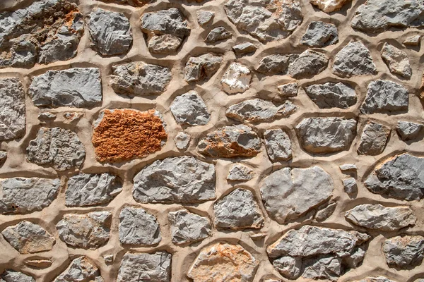 Albañilería Casa Pared Piedra Primer Plano Como Fondo Piedra —  Fotos de Stock