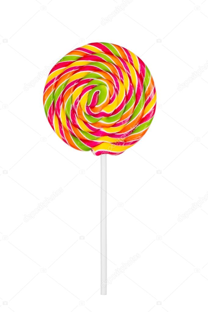Lollipop isolated on white Stock Photo by ©ozaiachinn 13531187