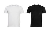 Black and white man T-shirt