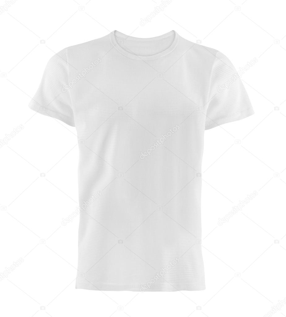 White T-shirt isolated on white Stock Photo by ©ozaiachinn 21197511