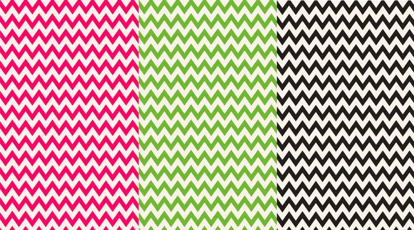 Pink, Green & Brown Chevron Papers — Stock Fotó