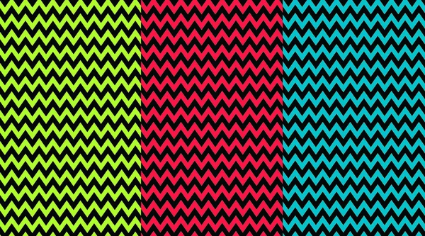 Lime, Pink & Blue Chevron Papers — 스톡 사진