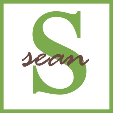 Sean adı monogram