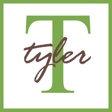 Tyler adı monogram