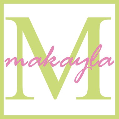 makayla adı monogram