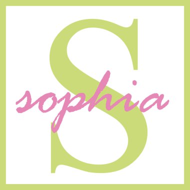 Sophia adı monogram