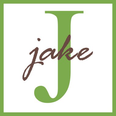 Jake adı monogram