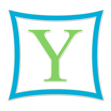 y mavi & yeşil monogram